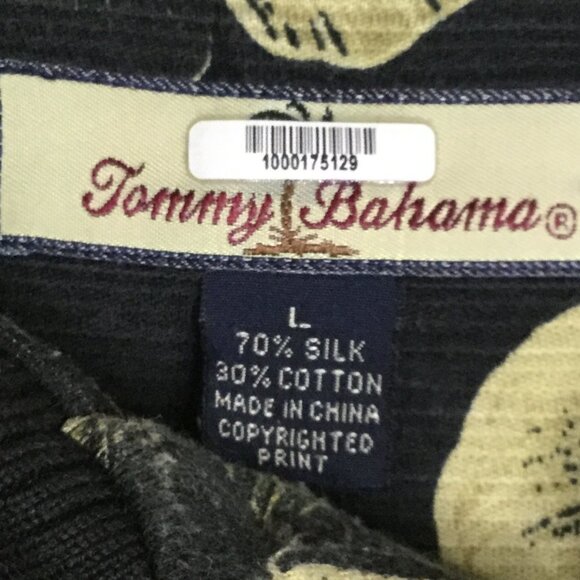 Tommy Bahama Tropical Hibuscus Silk Blend Polo Shirt - Picture 2 of 7
